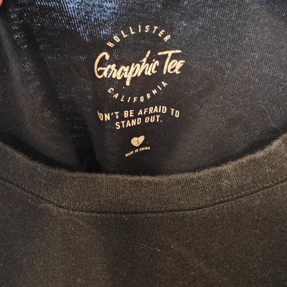 Hollister Graphic Tee Women's Long-sleeved Crop Shirt size Small - Picture 4 of 9